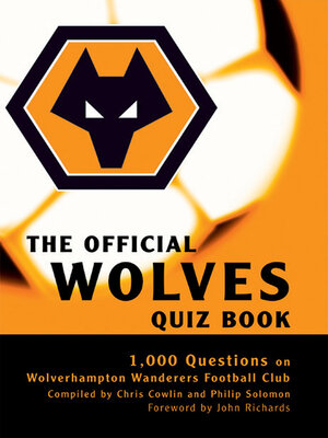 cover image of The Official Wolves Quiz Book